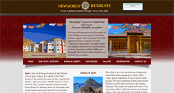 Desktop Screenshot of dewachenretreats.com